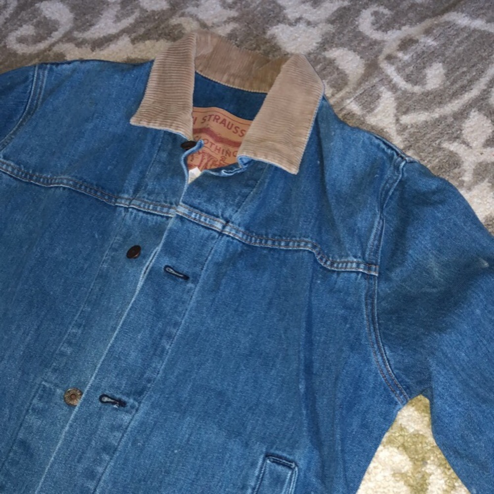 Authentic Levi’s western denim duster jacket
